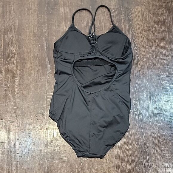 Bayleaf Laureate Black Open Back One-piece Swimsuit - Picture 7 of 13